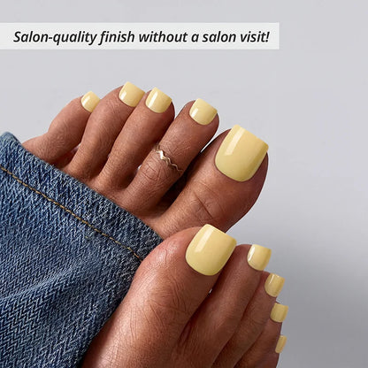 Easy Walk Square - Press On Toe Nail
