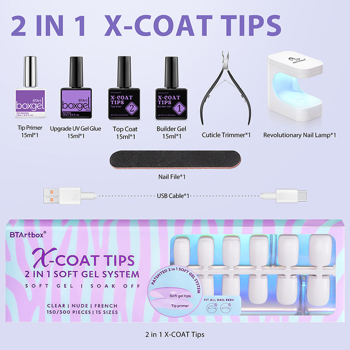 XCOATTIPS® Natural Kit - Medium Square