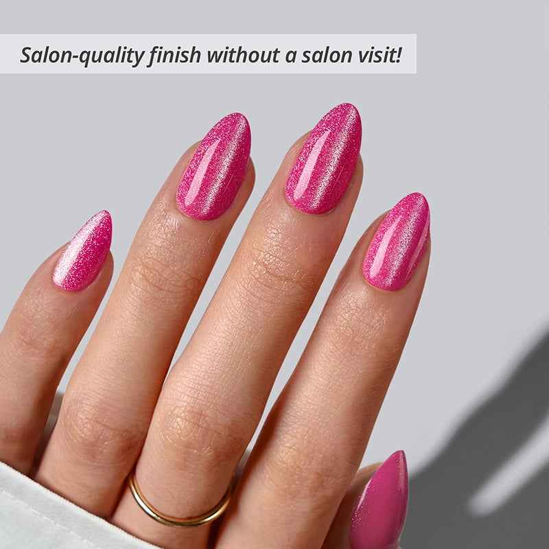 Glam Together series Short Almond Nails