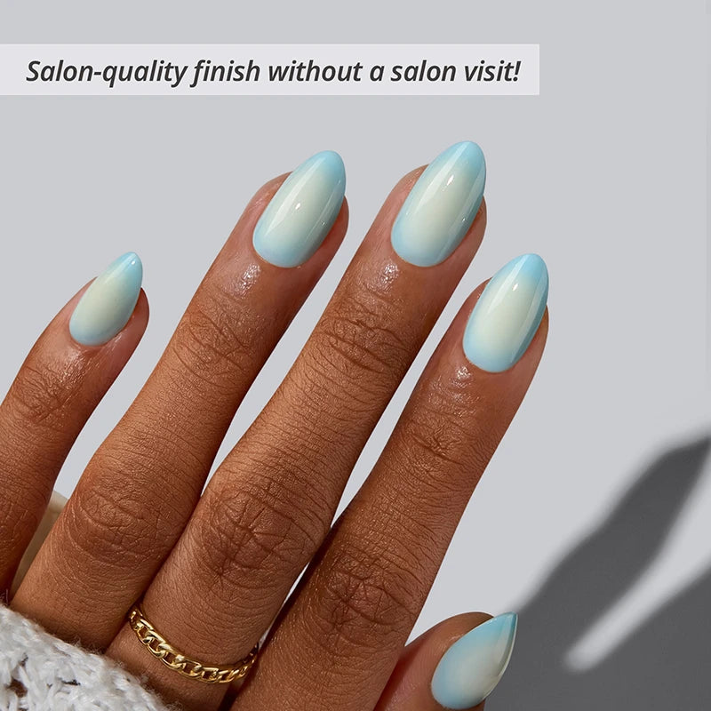 Semester Glow Almond Nails - Soft Gel Press On