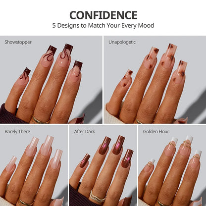 Supa Cent Confidence Long Square Nails