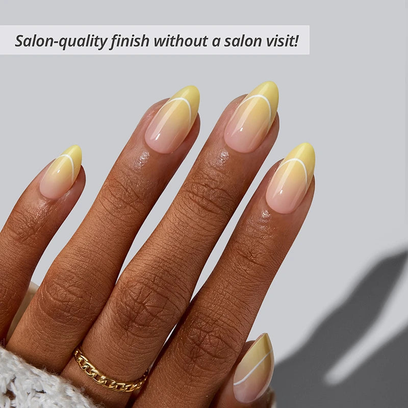 First Light Almond Nails - XCOATPRESS