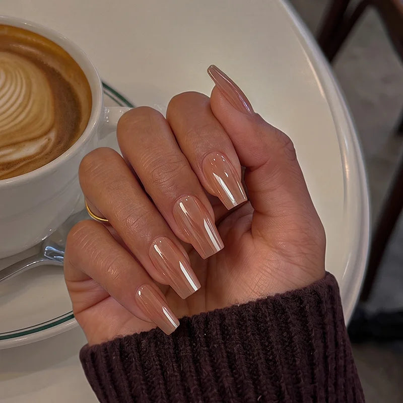 Daily Brew Short Coffin Nails