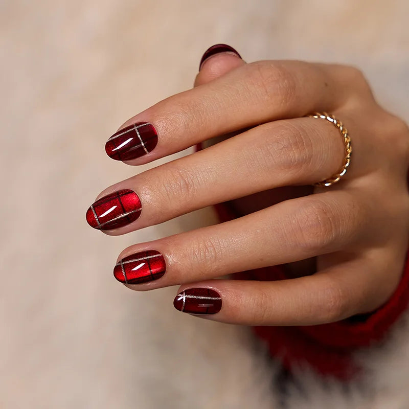 Christmas Collection Extra Short Oval Nails