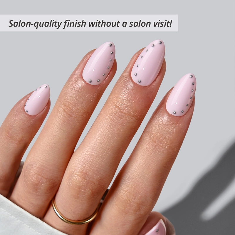 Glam Together series Short Almond Nails