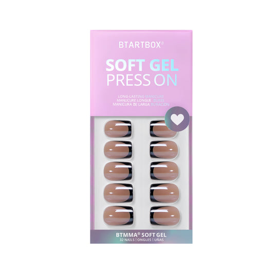 Braveheart Short Square Nails - Soft Gel Press On