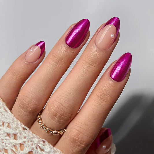Purple Pact Almond Nails - Soft Gel Press On