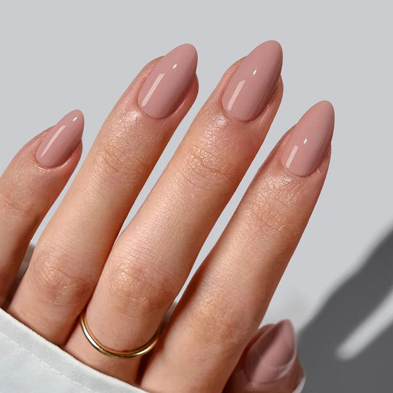 Satin Memo Mandelnägel – Weiches Gel zum Aufdrücken