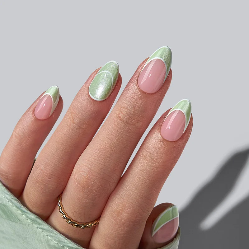 Sogni di Primavera Mandorla Corta - Unghie Adesive in Gel Morbido