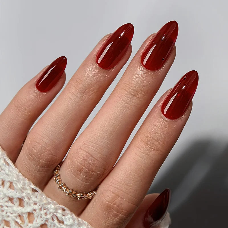 Blackout Almond Nails - XCOATPRESS