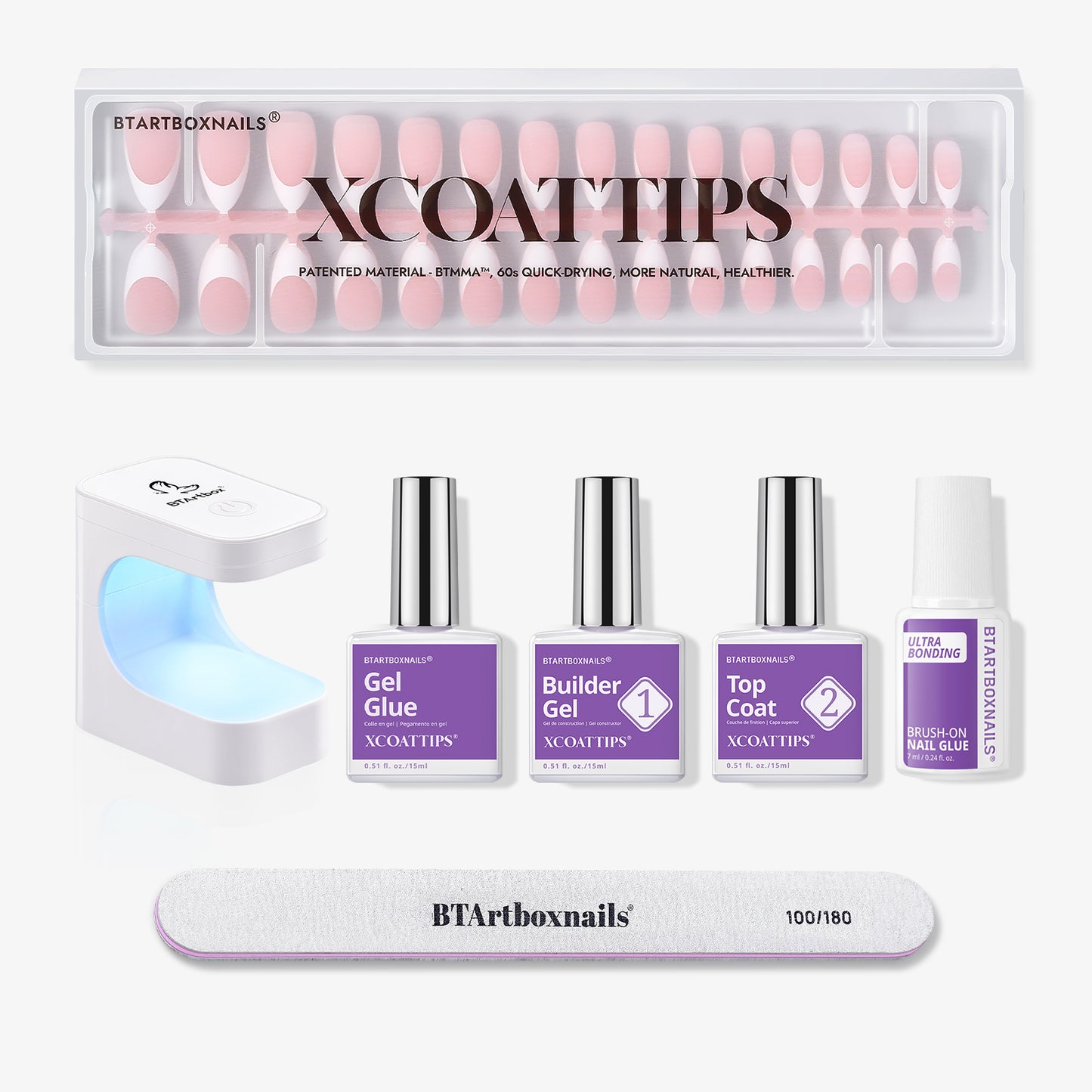 XCOATTIPS® French Kit - Medium Almond