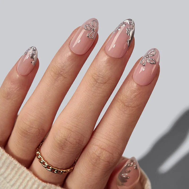 Frozen Elegance Series Press On Nails