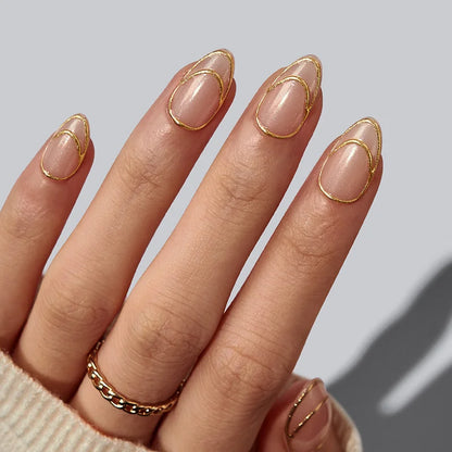 Frozen Elegance Series Press On Nails