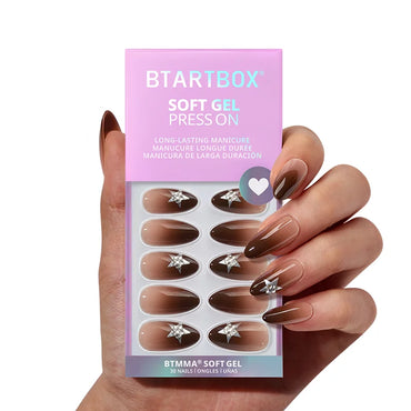 Starry Spice Almond Nails - Soft Gel Press On