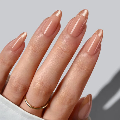 Golden Age Almond Nails - XCOATPRESS