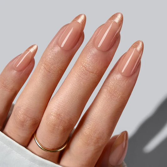 Uñas Almendra Edad Dorada - XCOATPRESS
