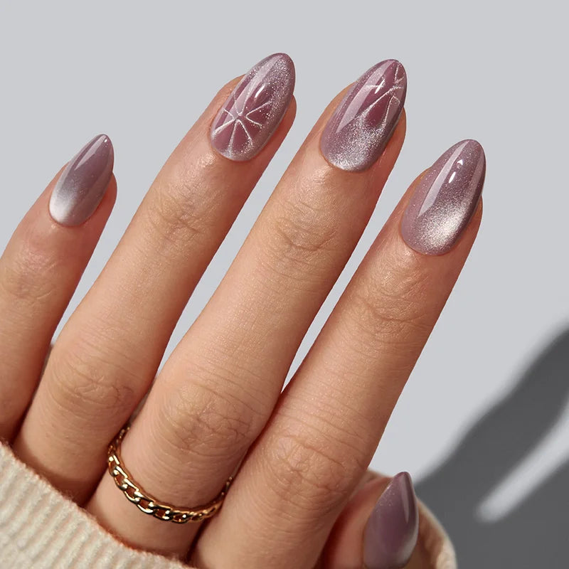 Uñas Almendra Chispa de Bayas - XCOATPRESS