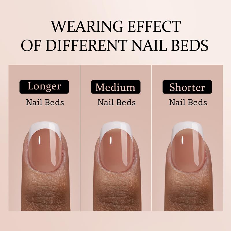  BTArtboxnails Soft Gel Nail Tips - 3 in 1 X-coat Tips French  Tip Press On Nails(Top Coat Needed), Short White Press on Nails, Nude  Acrylic Nail Tips Fake Nails In 15