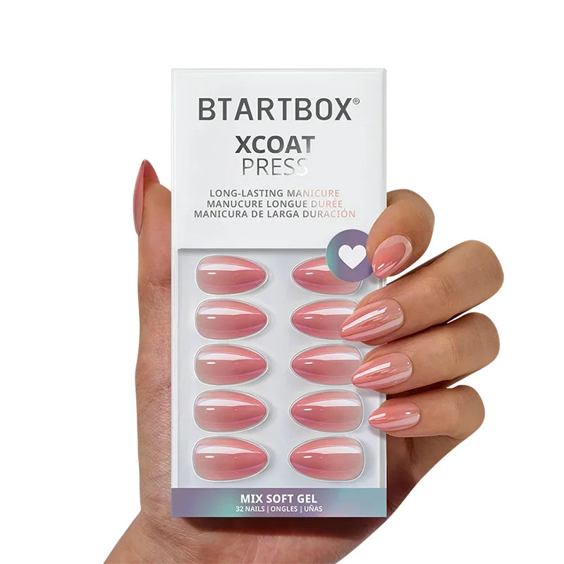 First Glimpse Almond Nails - XCOATPRESS