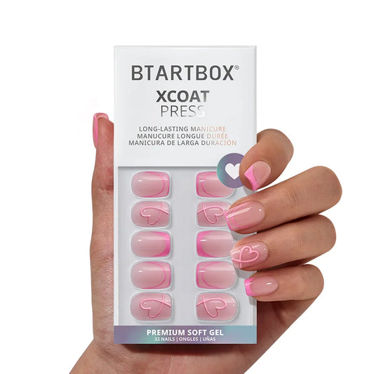 A Little Romance Squoval Nails - XCOATPRESS