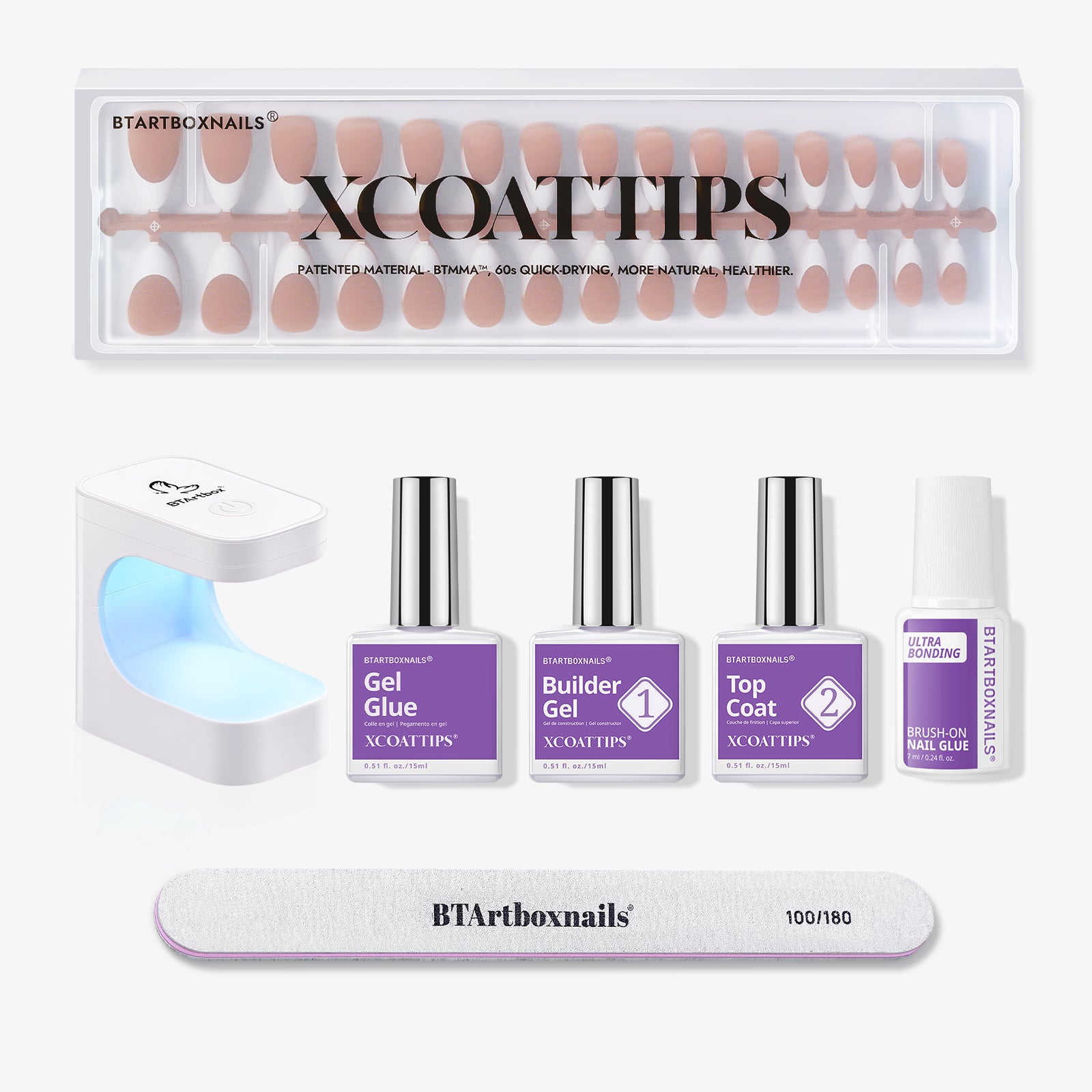 XCOATTIPS® French Kit - Medium Almond