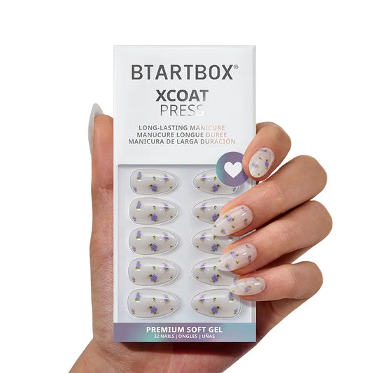 Pathside Lilac Almond Nails - XCOATPRESS