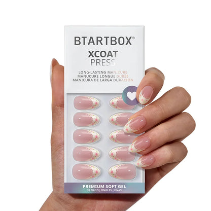 Sunprint Dress Almond Nails - XCOATPRESS