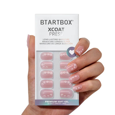 Petalfall Squoval Nails - XCOATPRESS