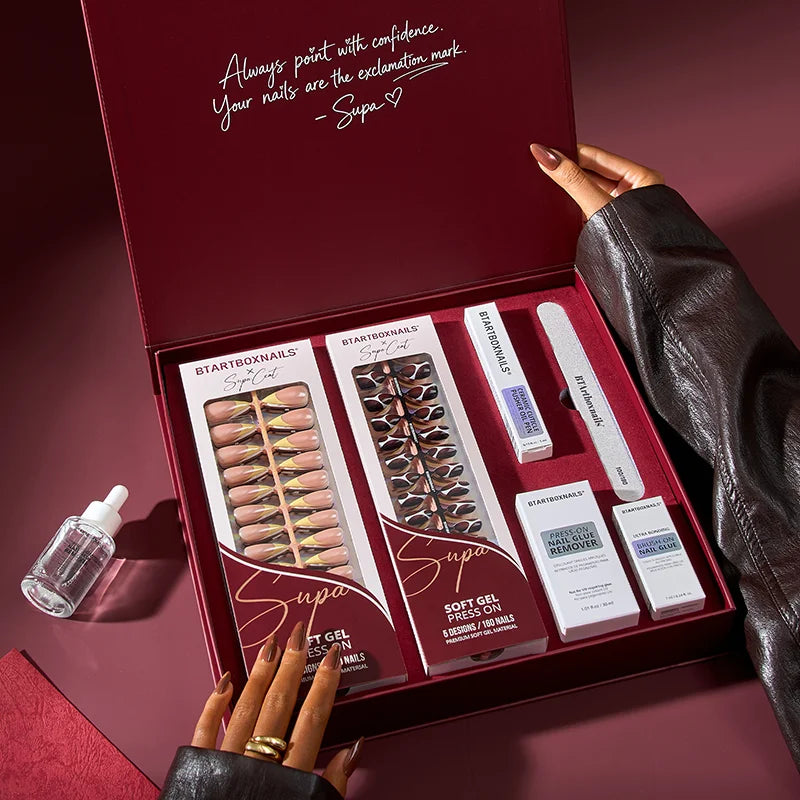 BTARTBOXNAILS x LONGHAIRPRETTYNAILS Scatola Regalo
