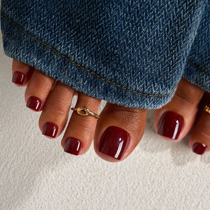 SOFTCOATTIPS™ Red Collection Five Shades Toe Nail