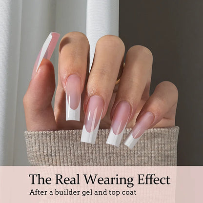 XCOATTIPS® French - Extra Long Square White Tips