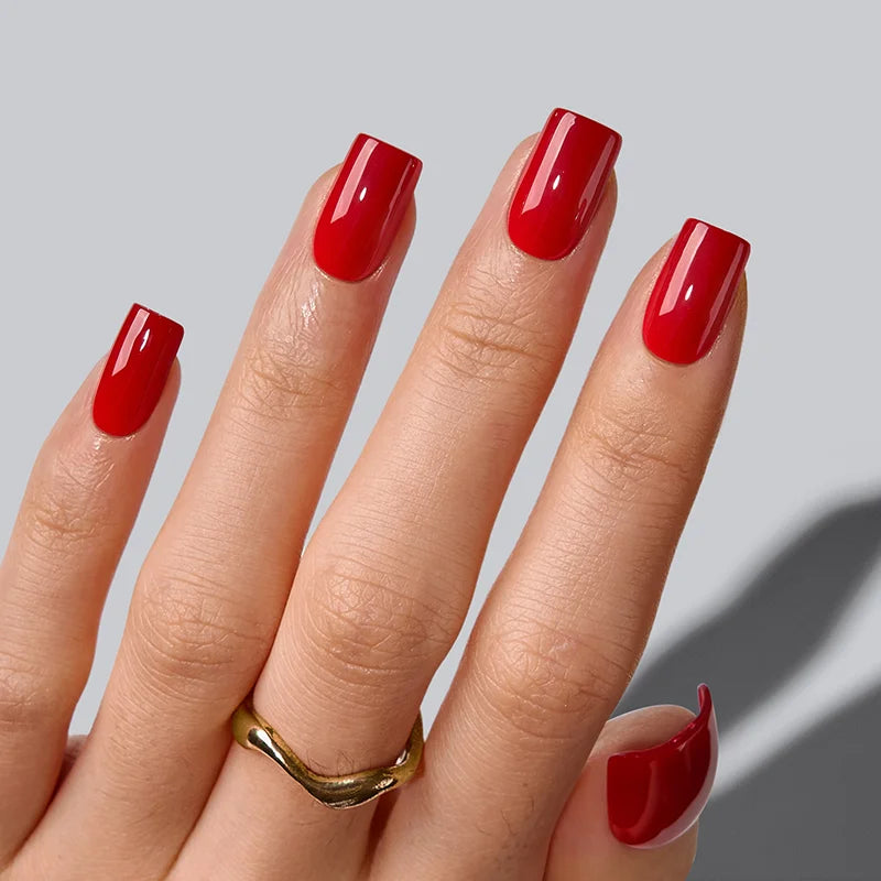 SOFTCOATTIPS™ Red Collection Five Shades Short Square