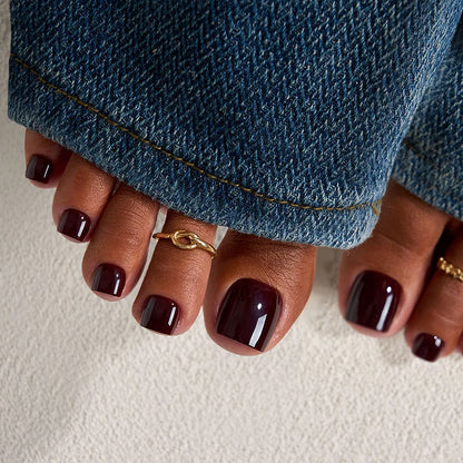 SOFTCOATTIPS™ Red Collection Five Shades Toe Nail