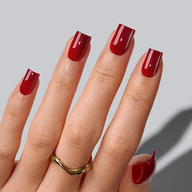 SOFTCOATTIPS™ Red Collection Five Shades Extra Short Square