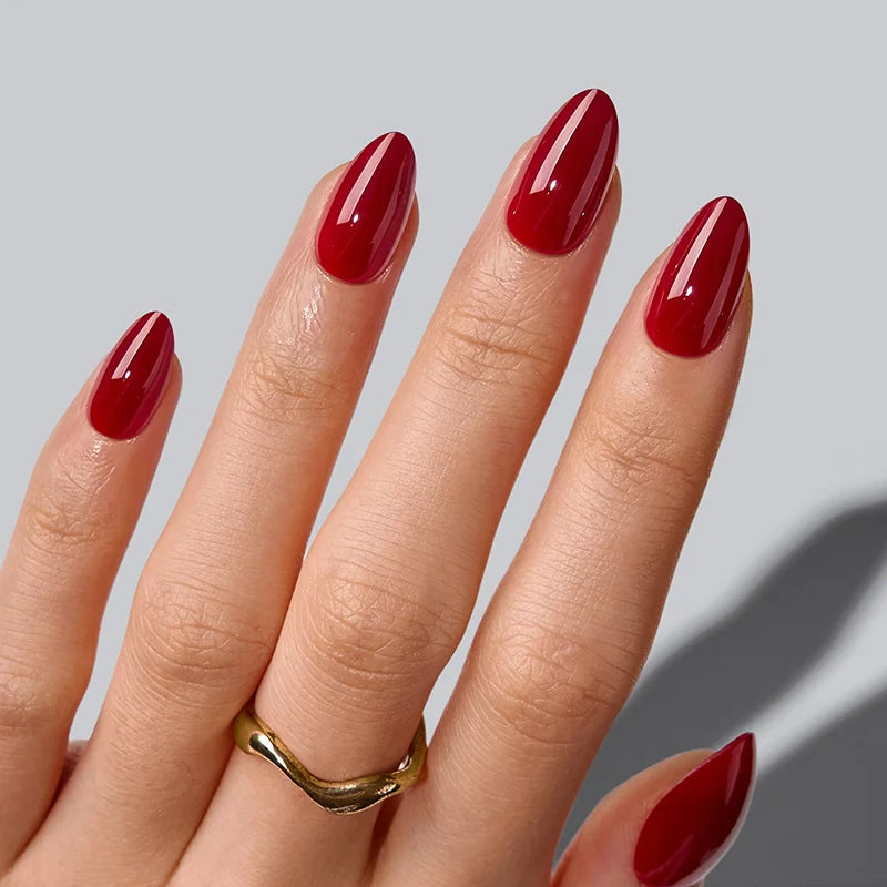 SOFTCOATTIPS™ Red Collection Five Shades Short Almond