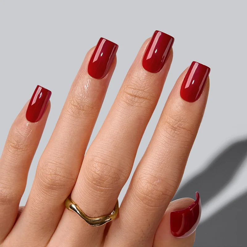 SOFTCOATTIPS™ Red Collection Five Shades Short Square