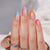 Neon Rainbow Almond French Nails - Press On Nails