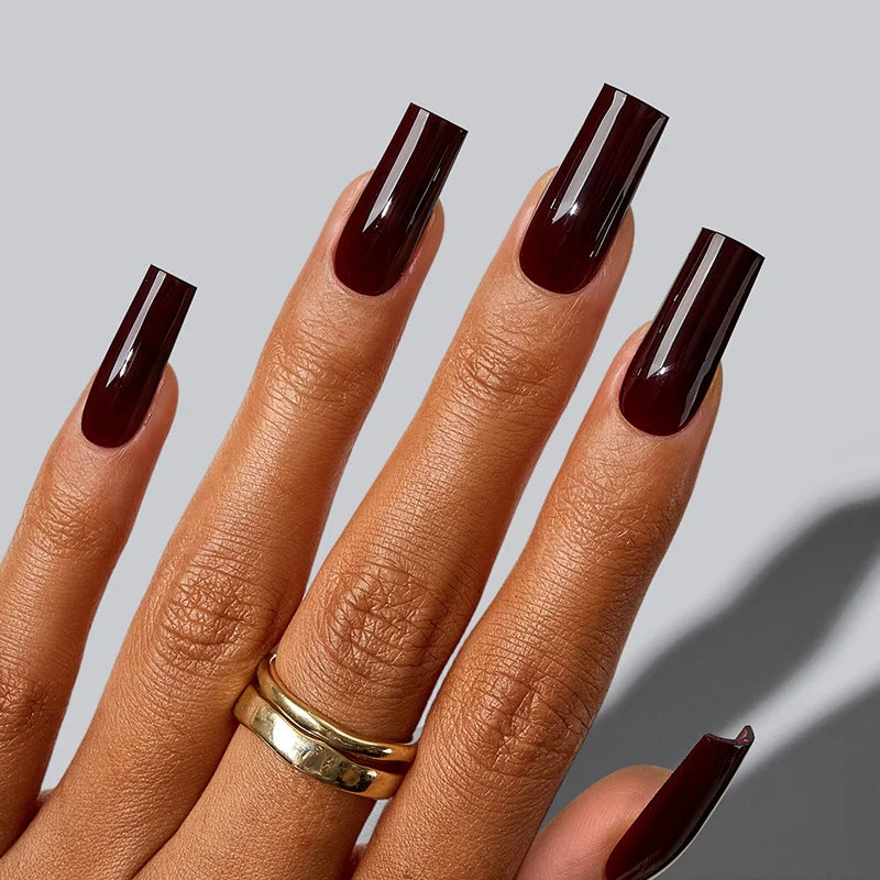 SOFTCOATTIPS™ Red Collection Five Shades Long Square
