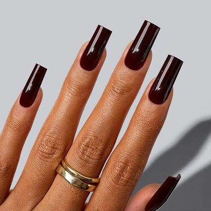 SOFTCOATTIPS™ Red Collection Five Shades Long Square