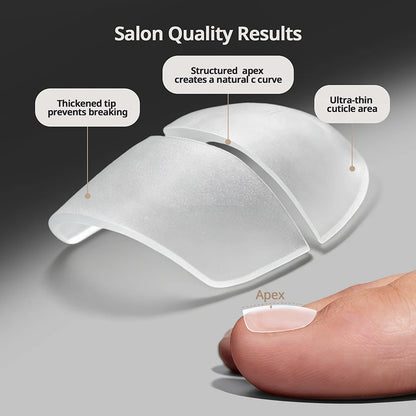 XCOATTIPS® Toe Nail - Squoval - Clear