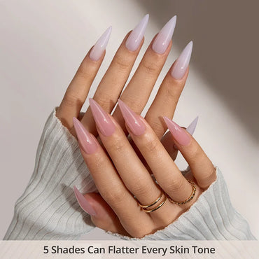 XCOATTIPS® Bare - Mixed Shades Long Stiletto
