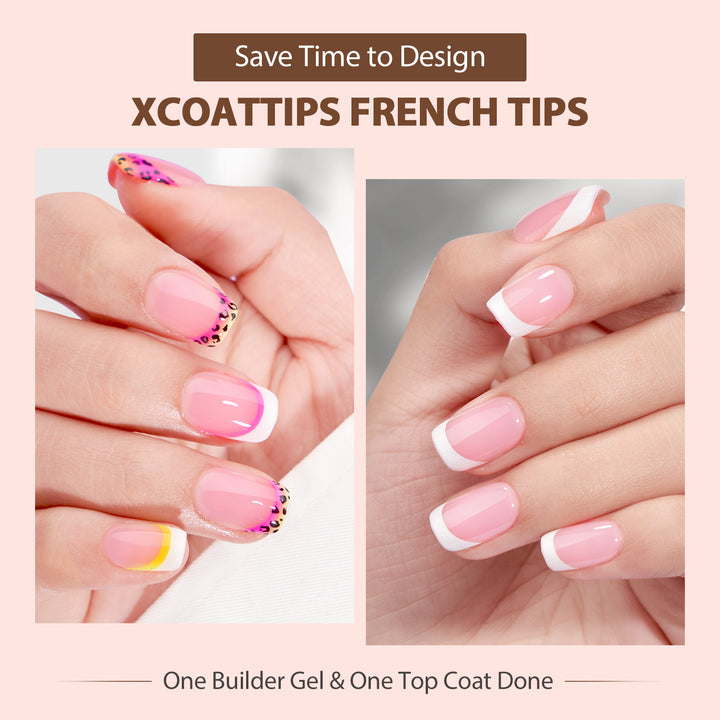 French X-Coat Tips® - Quadrato extra corto