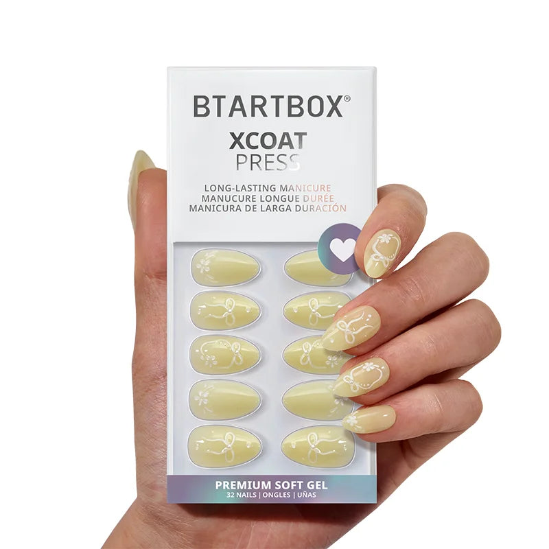 Garden Trellis Almond Nails - XCOATPRESS