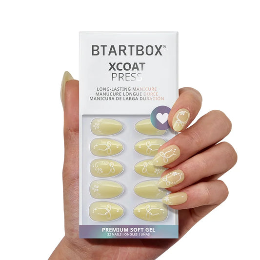 Garden Trellis Almond Nails - XCOATPRESS