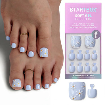 Porch Sky Square - Press On Toe Nail