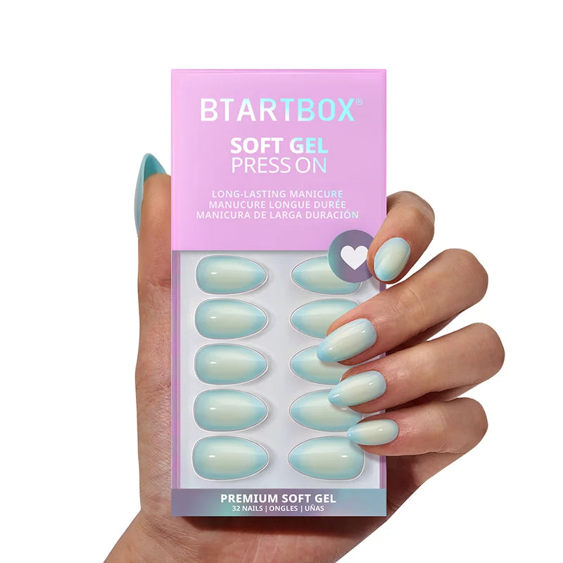 Semester Glow Almond Nails - Soft Gel Press On