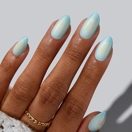 Semester Glow Almond Nails - Soft Gel Press On