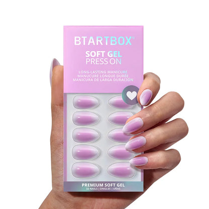 Calm Bloom Almond Nails - Soft Gel Press On