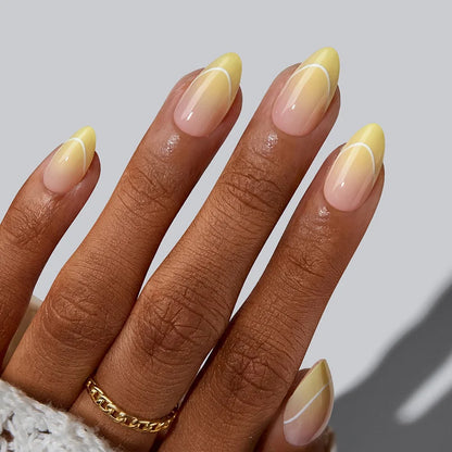 First Light Almond Nails - XCOATPRESS