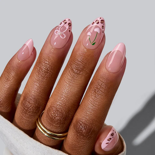 Girls Night Almond Nails - XCOATPRESS